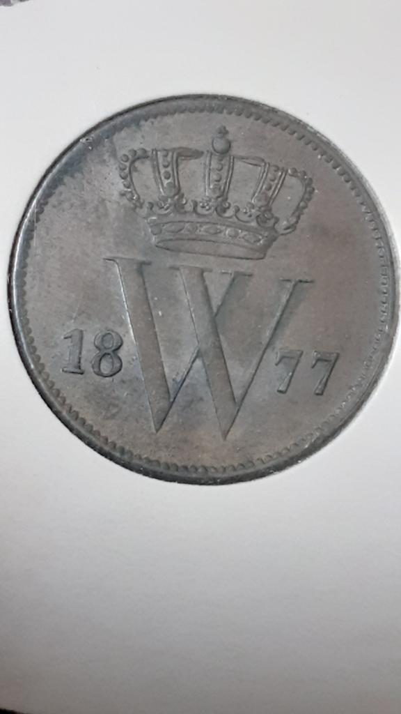 1 cent 1877 willem, Verzenden, Koning Willem III, 1 cent