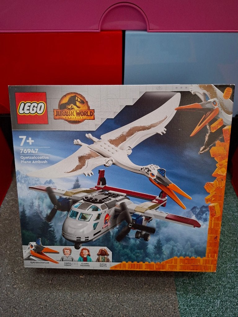 LEGO Jurassic World 76947 Quetzalcoatlus Plane Ambush, Jurassic World, Nieuw, Ophalen of Verzenden, Complete set
