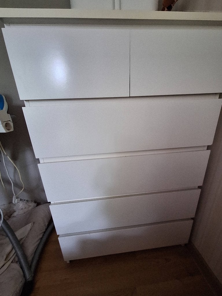 Malm ikea lade kast, Ophalen, Gebruikt, 5 laden of meer, 100 tot 150 cm
