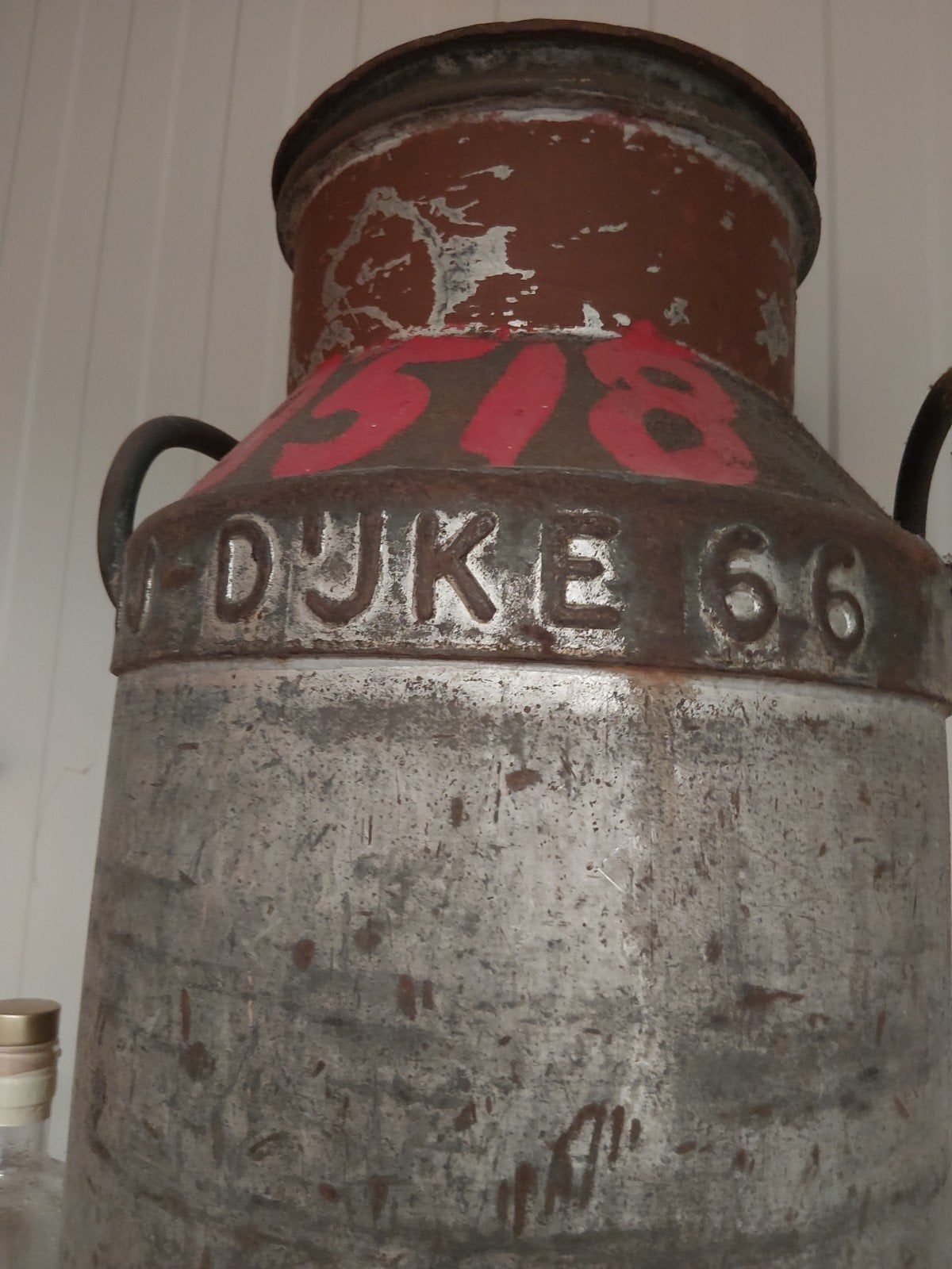 Antieke melkbus IJzendijke - Decoratief object, Ophalen of Verzenden