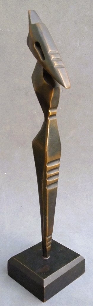 Jaar 1999 Abstract Bronzen Beeld Figura Futura 1/200 Eerste