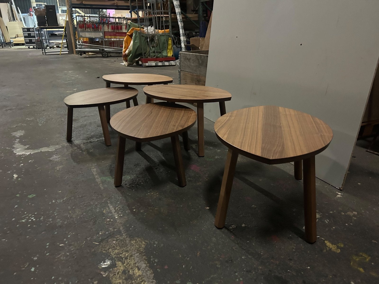 5x IKEA Stockholm Salontafel/Bijzettafel Walnootfineer, Ophalen, Minder dan 45 cm, Gebruikt, 55 tot 75 cm