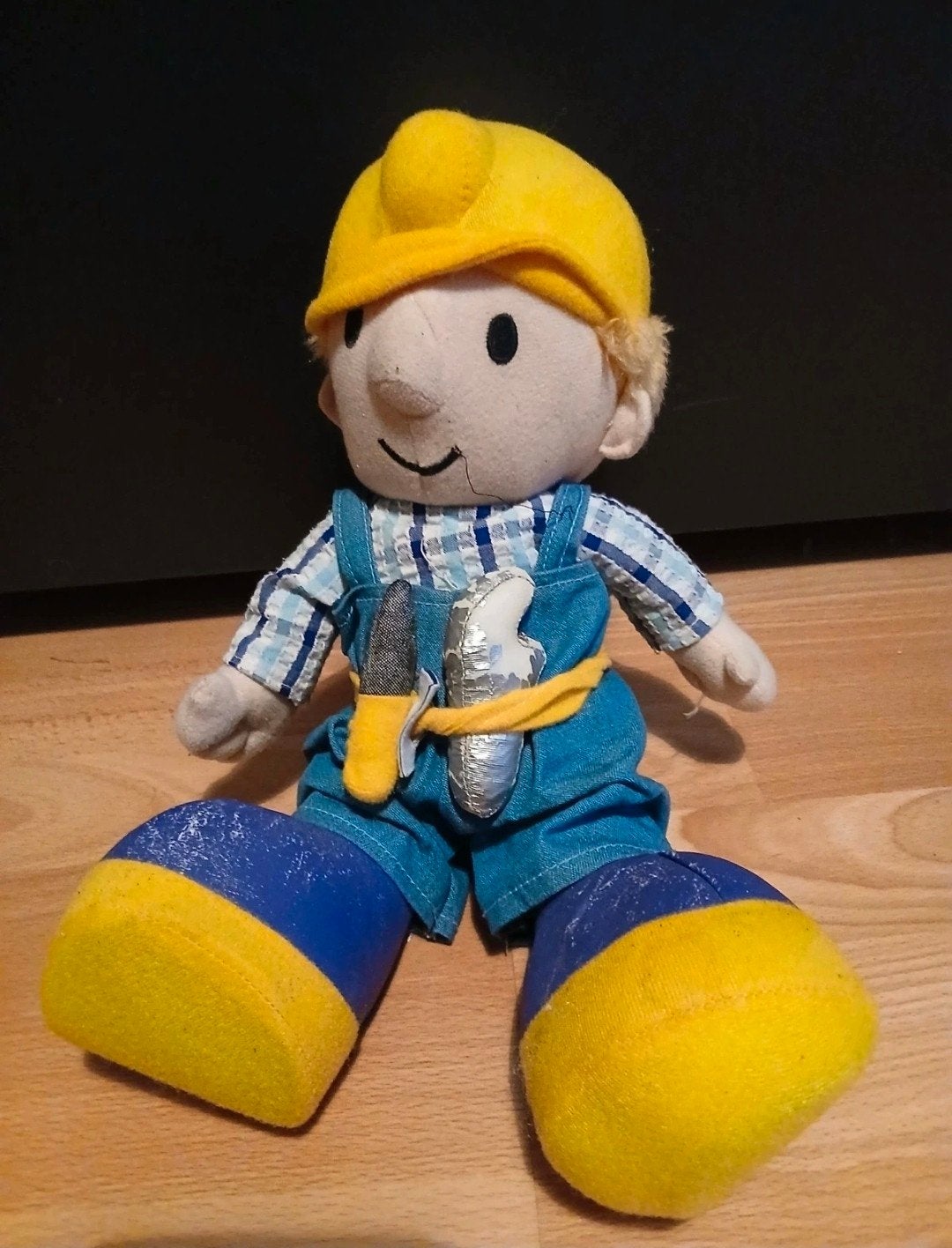 Bob de Bouwer knuffel - Geliefd en speelklaar, Gebruikt, Overige merken, Overige karakters, Overige typen