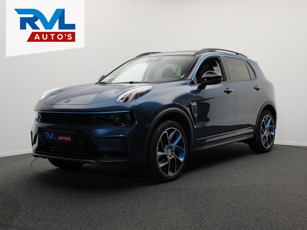 Lynk & Co 01 1.5 261PK Plug-in Hybrid Pano/dak Apple/Carplay, Stof, Blauw, Plug-in hybride, Bedrijf