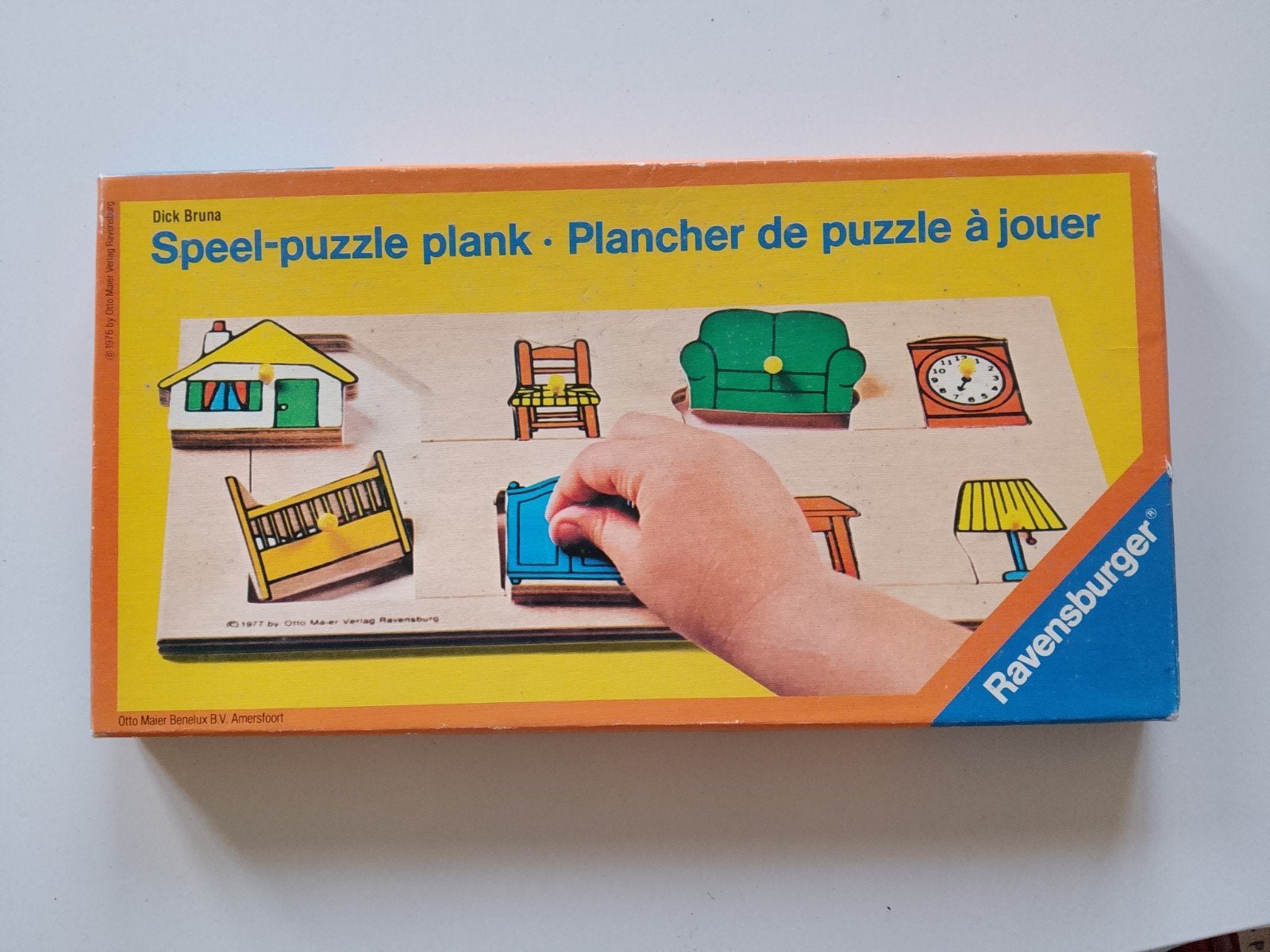 Dick Bruna Ravensburger Speel-puzzle plank, 2 tot 4 jaar, Gebruikt, Ophalen of Verzenden, Van hout