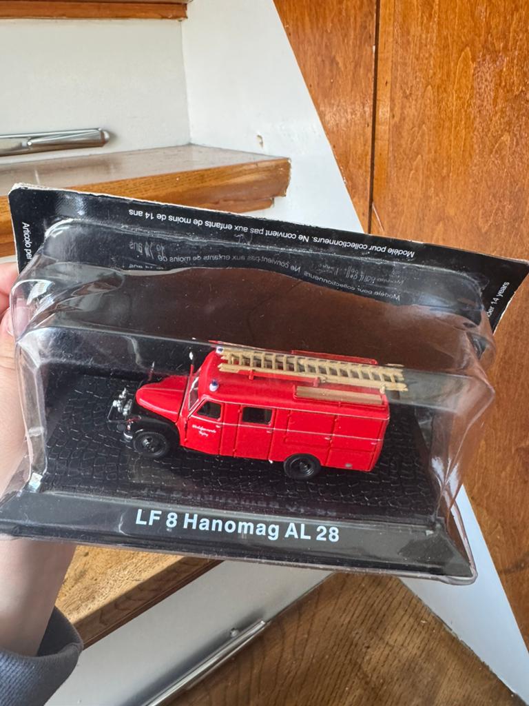 Modelauto Brandweerwagen: LF 8 Hanomag AL 28, Ophalen of Verzenden, Nieuw, Auto's