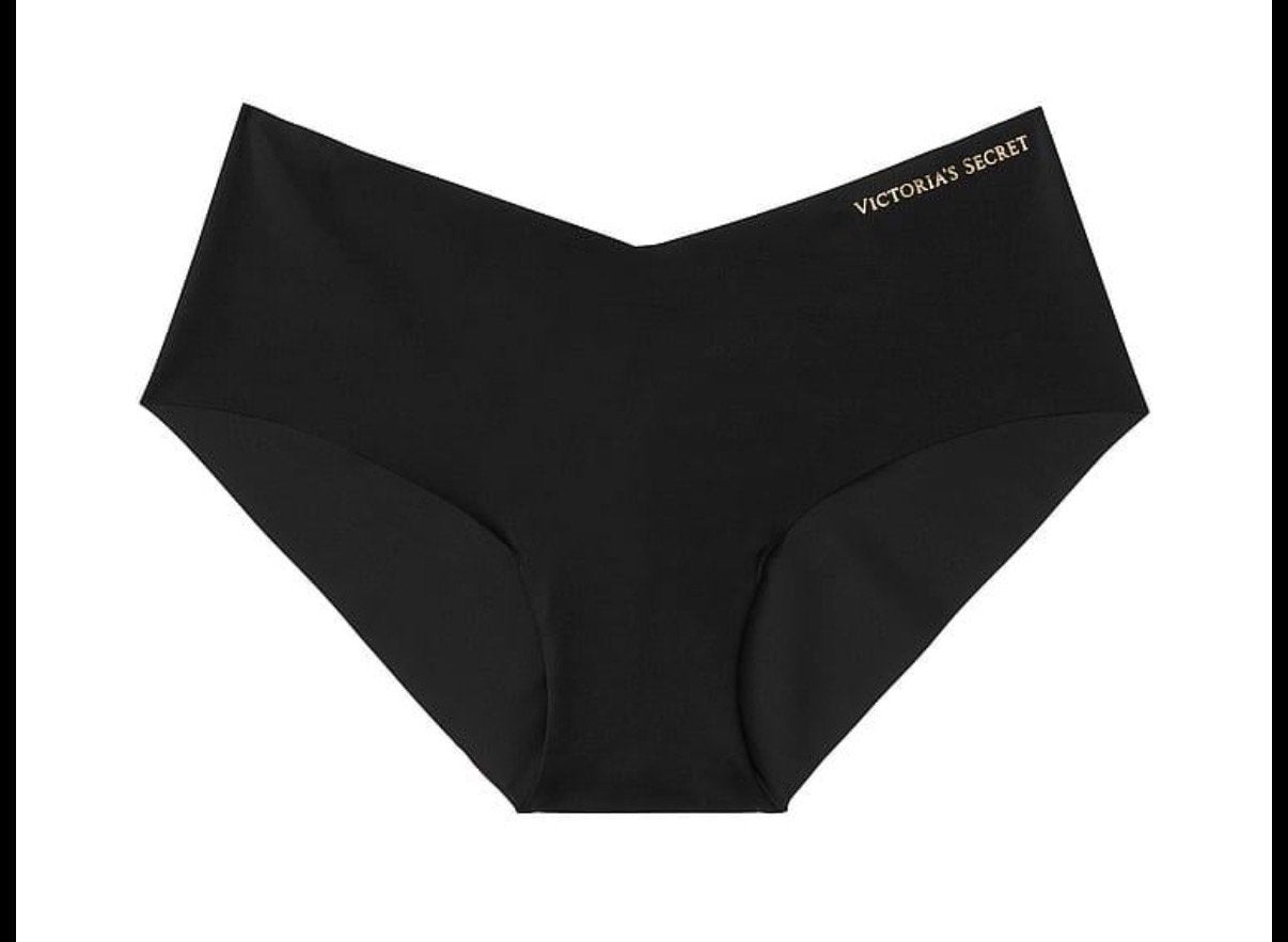 Victoria's Secret Zwarte Hipster Slip (5) - Maat M, Ophalen of Verzenden, Zwart, Broekje of Short