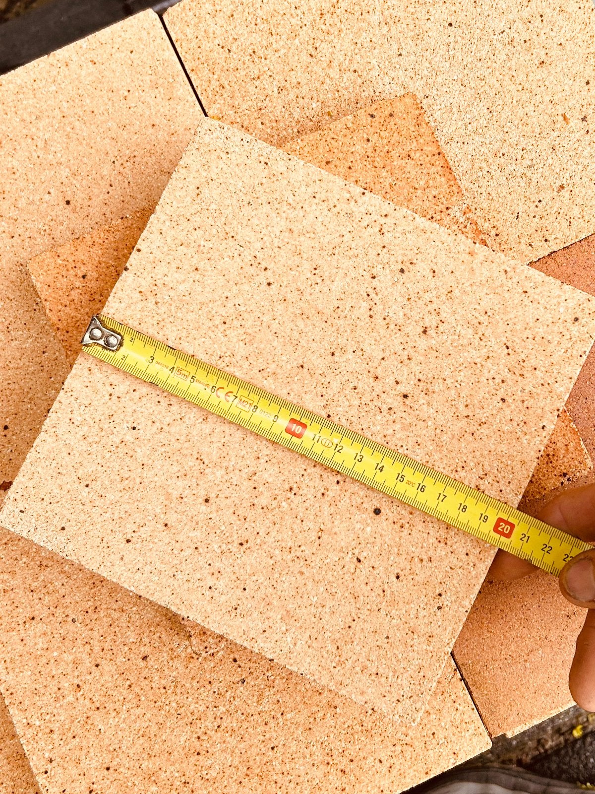 Chamotte stenen erg mooie gladde kwaliteit, Doe-het-zelf en Verbouw, Tegels, Nieuw, Overige typen, Overige materialen, 20 tot 40 cm