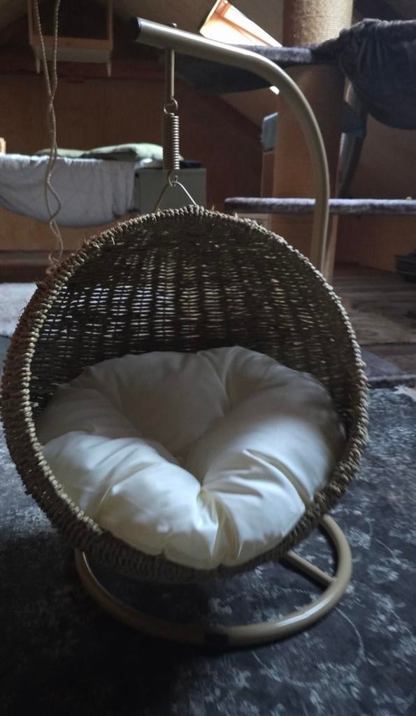Hangstoel hangmand voor katten of kleine honden, Dieren en Toebehoren, Ophalen, Zo goed als nieuw
