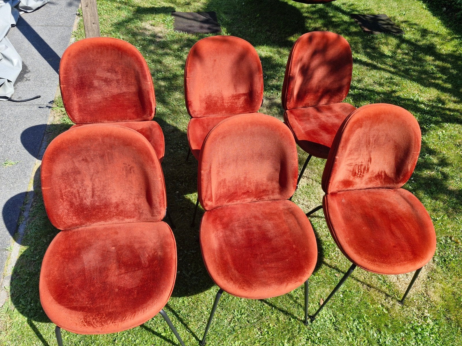 6x OT Design stoelen - Hotelkwaliteit, Huis en Inrichting, Gebruikt, Overige kleuren, Verzenden, Stof