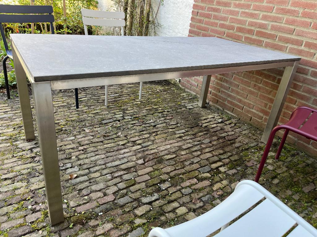 Tafel Hardsteen 90x180 cm, Ophalen, Overige materialen, Gebruikt, 50 tot 100 cm
