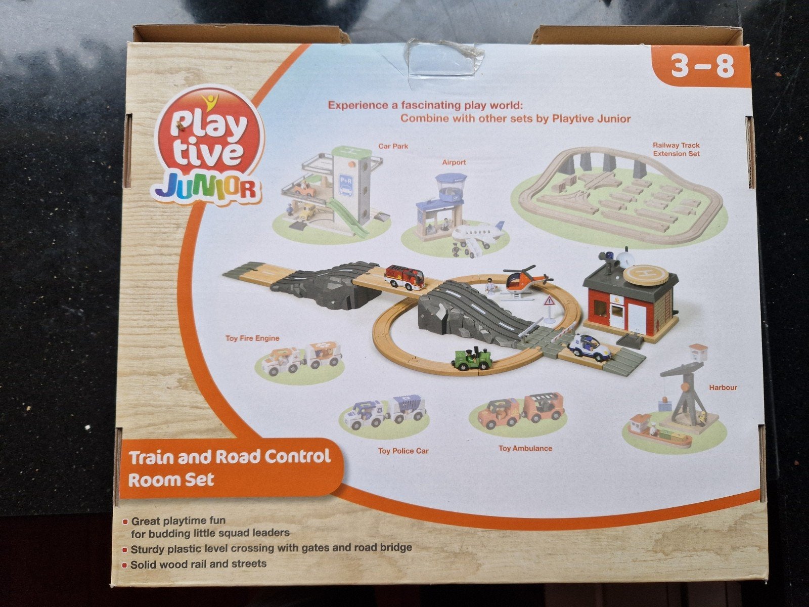 Playtive Junior Trein- en Wegcontrolekamer Set, Ophalen of Verzenden, Nieuw