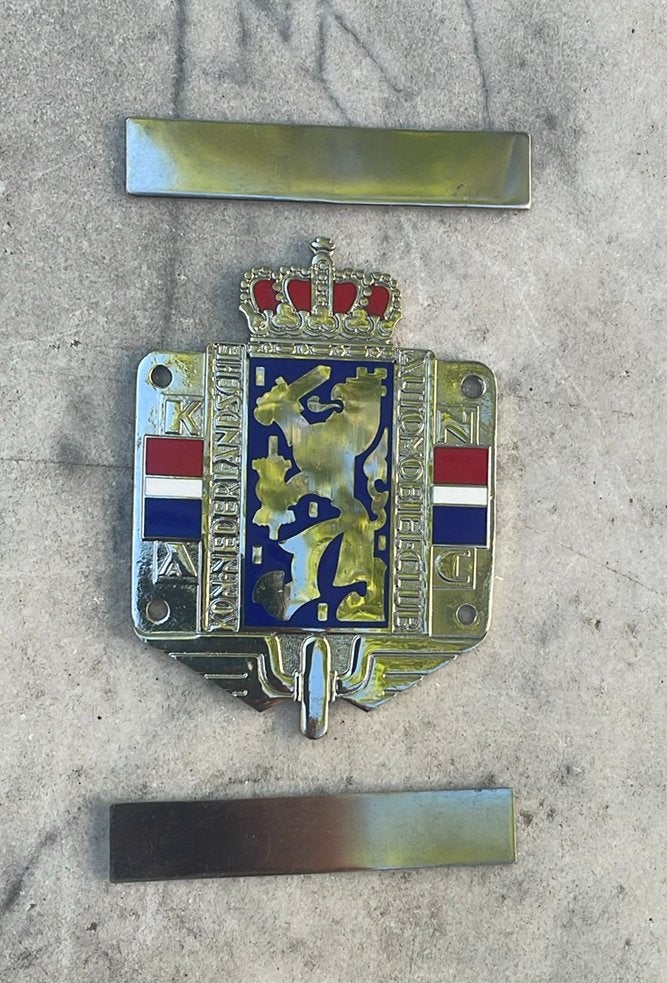 Kon. Ned. Automobielclub schildje voor oldtimer, nieuw, Verzenden, Zo goed als nieuw, Transport