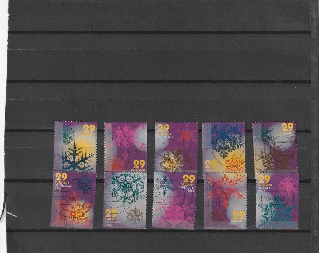 Nederland  2446 - 2455  gestempeld, Postzegels en Munten, Postzegels | Nederland, Ophalen of Verzenden, Gestempeld