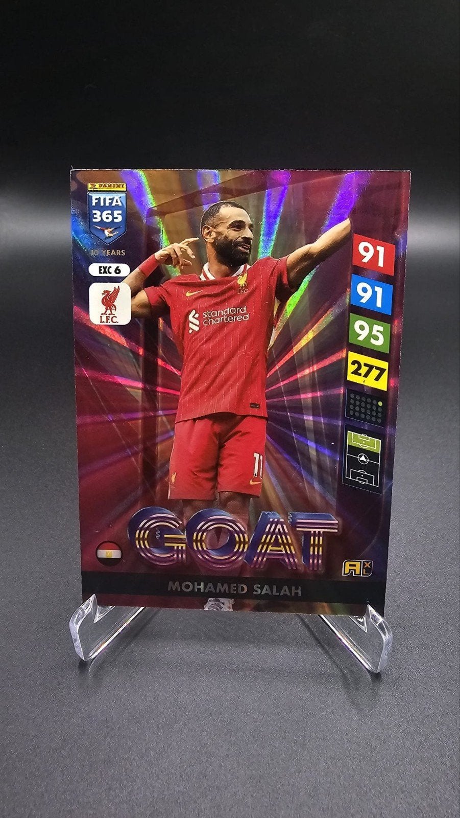 FIFA 365 Panini Mohamed Salah GOAT EXC6, Verzamelen, Ophalen of Verzenden