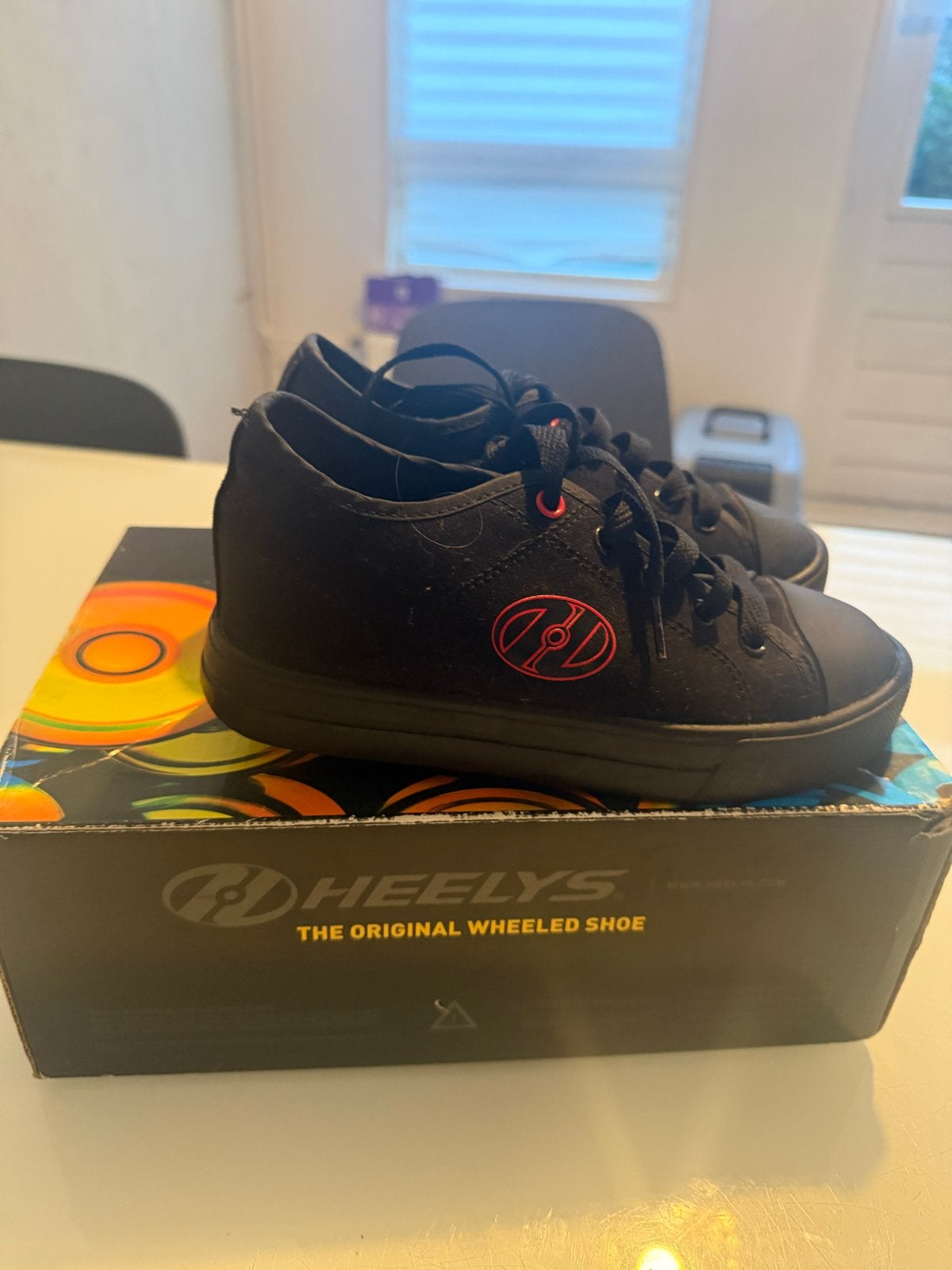 Heelys rolschoenen zwart - Maat 33, Ophalen of Verzenden, Zo goed als nieuw, Kinderen