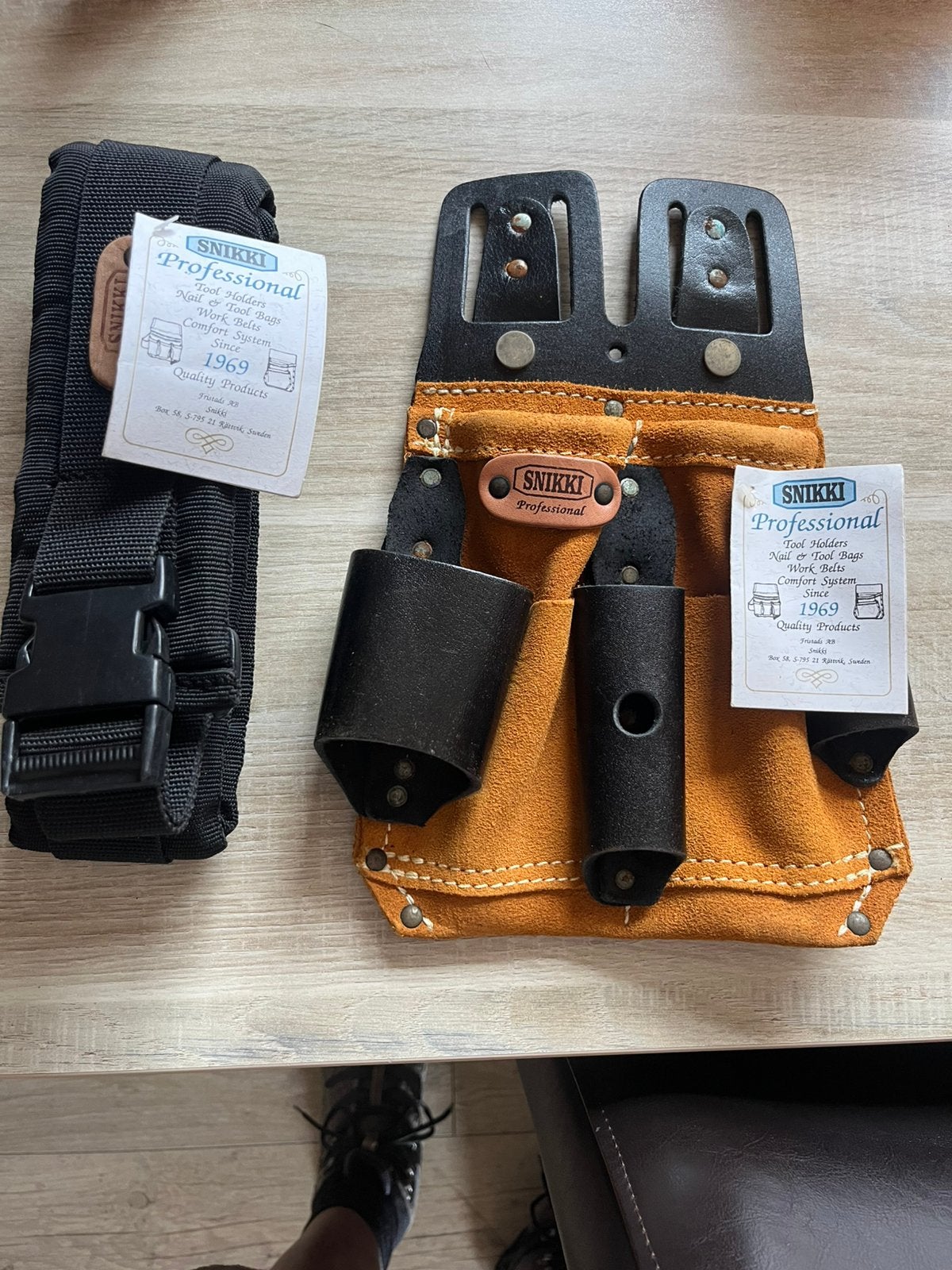 Snikki gereedsschap gordel, Ophalen, Zwart, Nieuw, 95 tot 105 cm