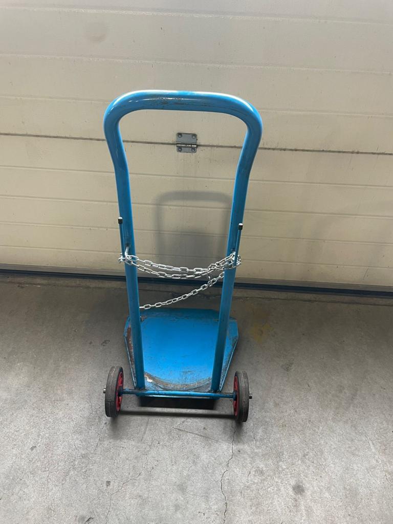 Transportkar voor bv olievaten, 100 liter of meer, Ophalen of Verzenden, Transportkar