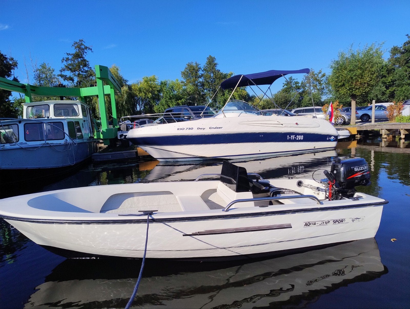 Aquastar Sport Console Boot met 6 PK Suzuki GRATIS bezorgd, Watersport en Boten, Overige merken, Gebruikt, 4 m, Tot 10 pk