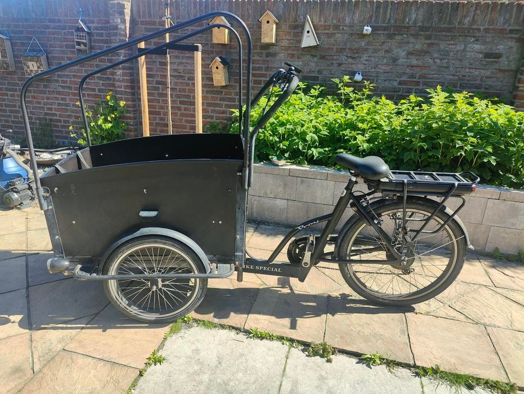 Elektrische Bakfiets - Ideaal voor Kinderen en Goederen, 4 kinderen of meer, Gebruikt, Elektrisch, Ophalen