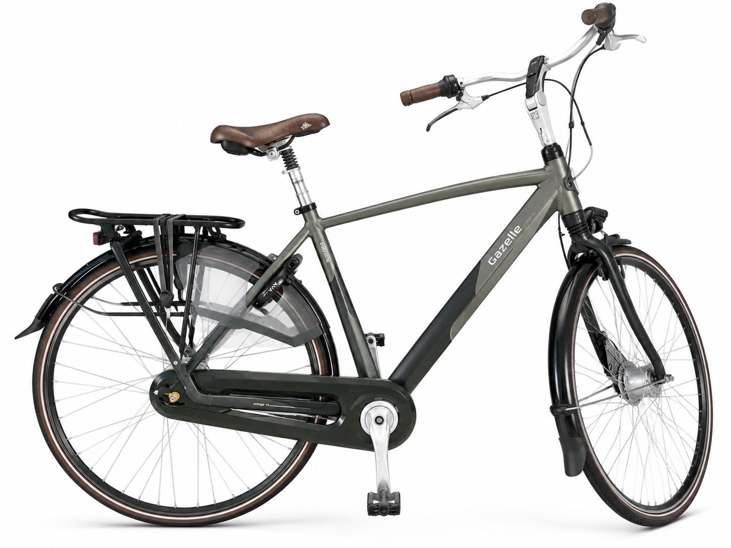 Gazelle Orange C8 herenfiets, Ophalen, Minder dan 10 versnellingen, Zo goed als nieuw, Gazelle