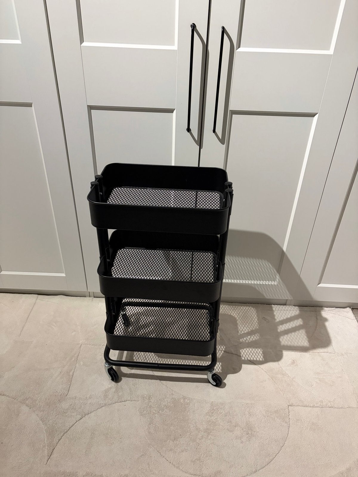 IKEA RÅSKOG Roltafel Zwart - Zo goed als nieuw, Ophalen, Zo goed als nieuw