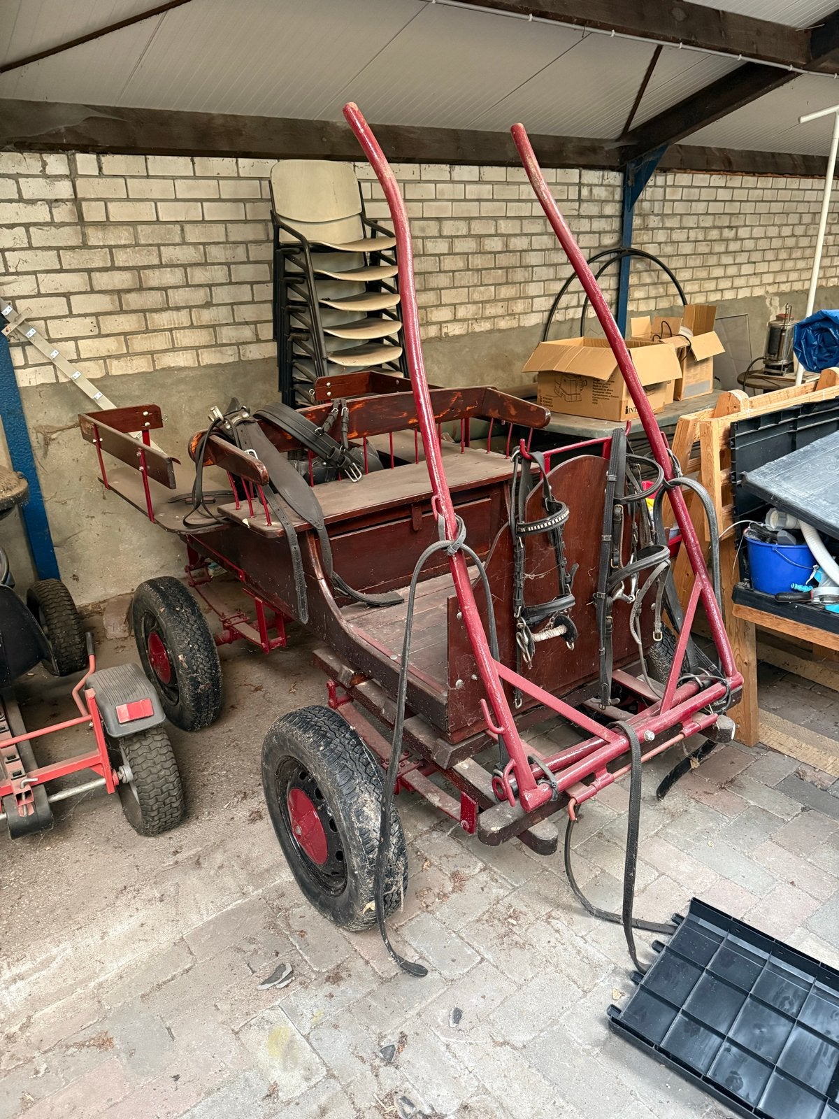 Paarden koets, Dieren en Toebehoren, Rijtuigen en Koetsen, Zo goed als nieuw, Overige typen, Paard of Pony
