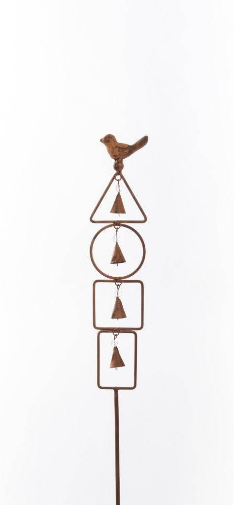 TUINSTEKER BELLETJES MET VOGELTJE - ROEST DESIGN, Ophalen of Verzenden, Nieuw