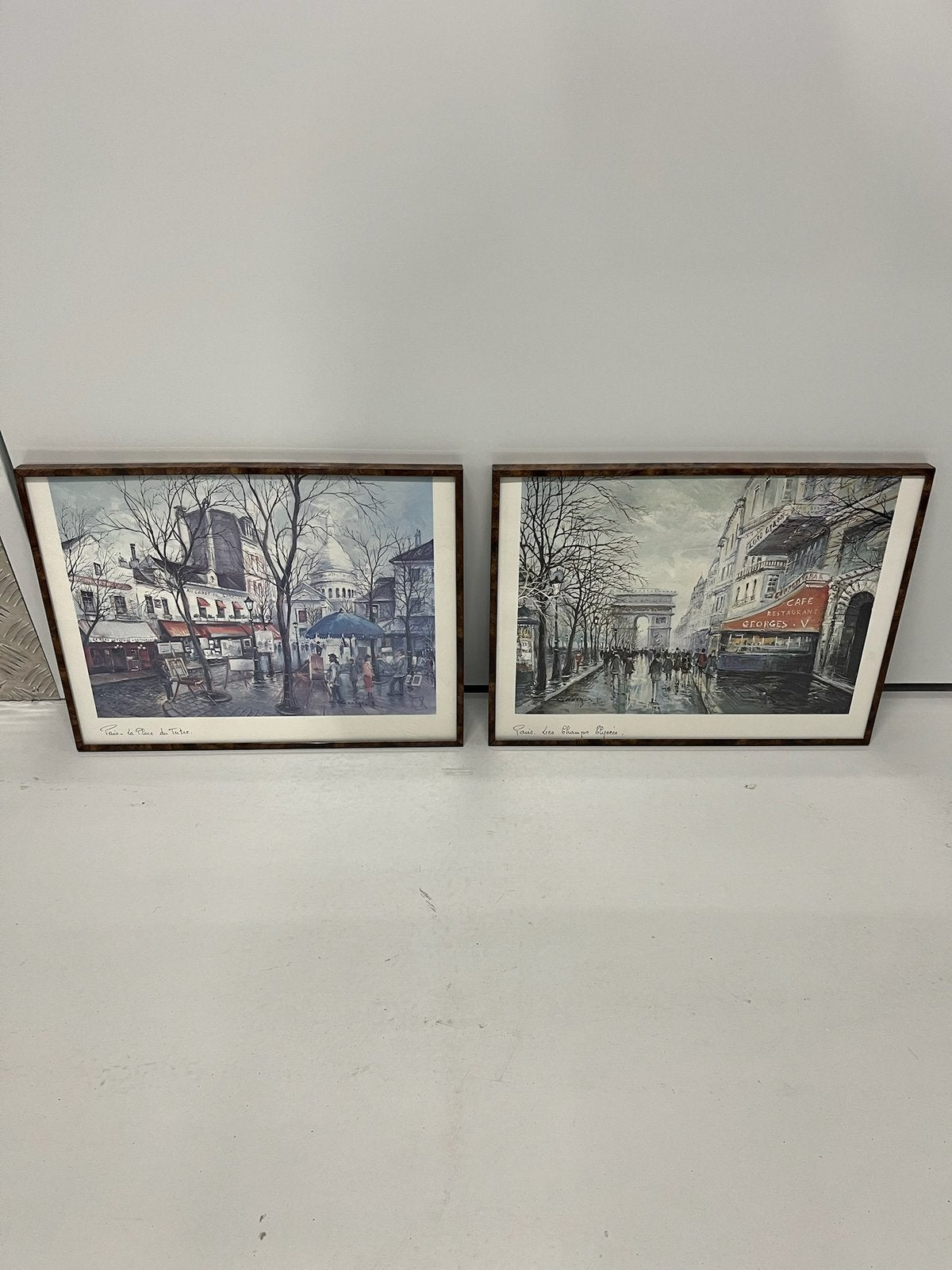 Twee reproductie-litho's van Georges Barque, Antiek en Kunst, Ophalen