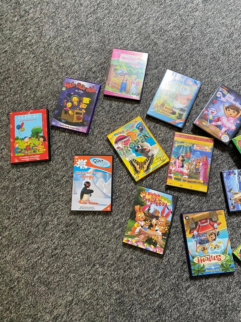 Grote collectie kinder DVD's - Diverse titels, Cd's en Dvd's, Gebruikt, Alle leeftijden, Overige genres, Ophalen of Verzenden