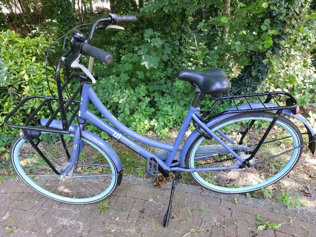 Mooie lichtblauwe Cortina U1 transportfiets, Gebruikt, Versnellingen, 50 tot 53 cm, Ophalen