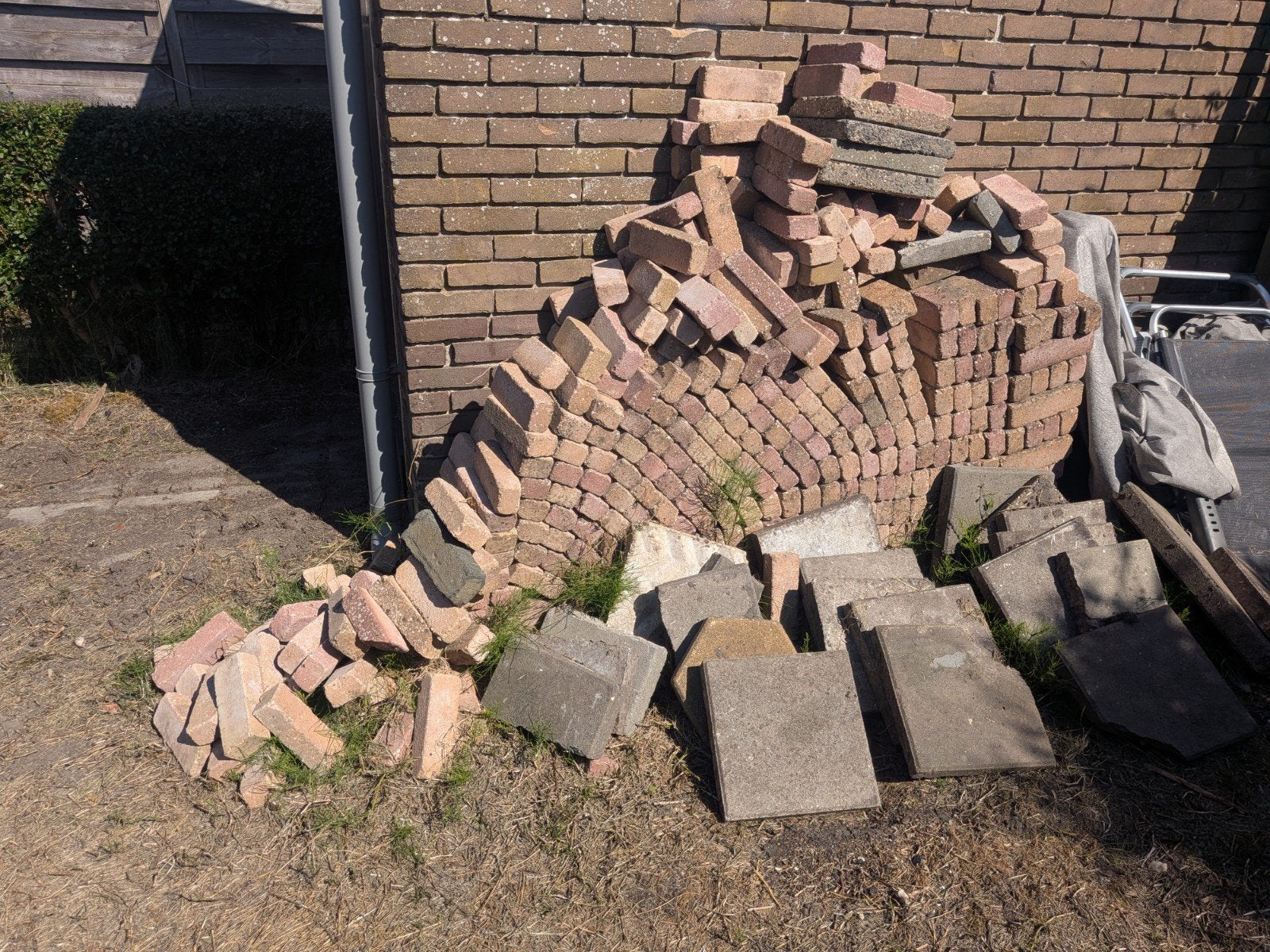 getrommelde waaltjes, Ophalen, Gebruikt