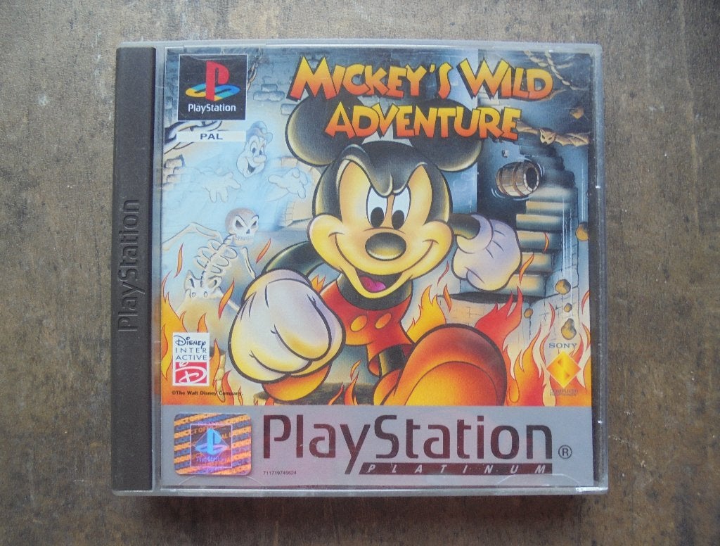 Mickey's Wild Adventure voor PS1 (zie foto's), Spelcomputers en Games, Avontuur en Actie, Gebruikt, 1 speler, Ophalen of Verzenden