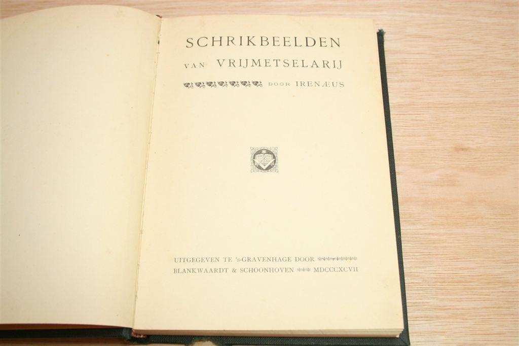 Schrikbeelden van Vrijmetselarij — Irenæus [1897], Boeken, Ophalen of Verzenden, Gelezen, Overige onderwerpen, Achtergrond en Informatie