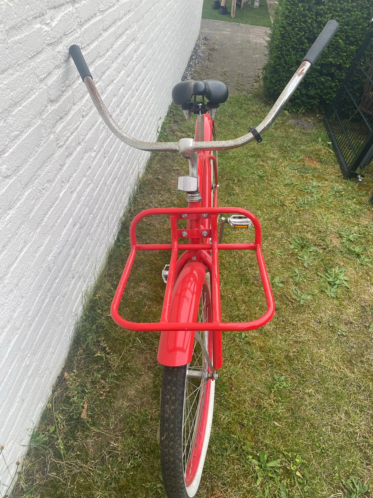 Opvallende rode Beachcruiser, Fietsen en Brommers, Fietsen | Dames | Damesfietsen, Terugtraprem, Ophalen, Overige merken, 53 tot 56 cm
