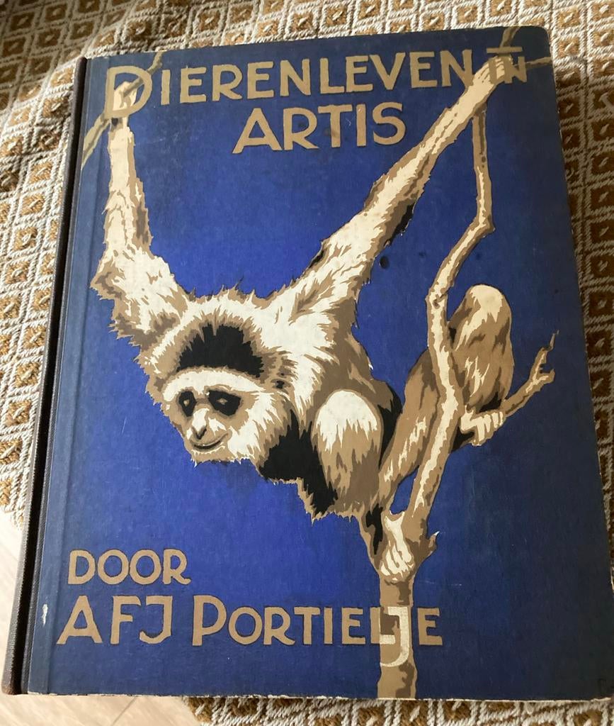 Dierenleven in Artis - J.P.H. Portielje (1939),compleet., Gebruikt, Ophalen of Verzenden, Voor 1940, Dier