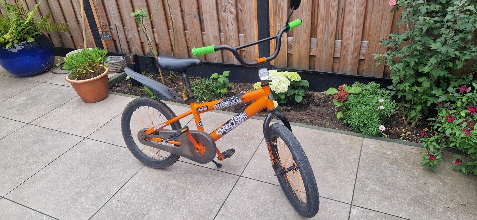 Popal Duncan sportieve 18inch fiets (5 tot7 jaar), Fietsen en Brommers, Gebruikt, Velgrem, Minder dan 49 cm, Ophalen