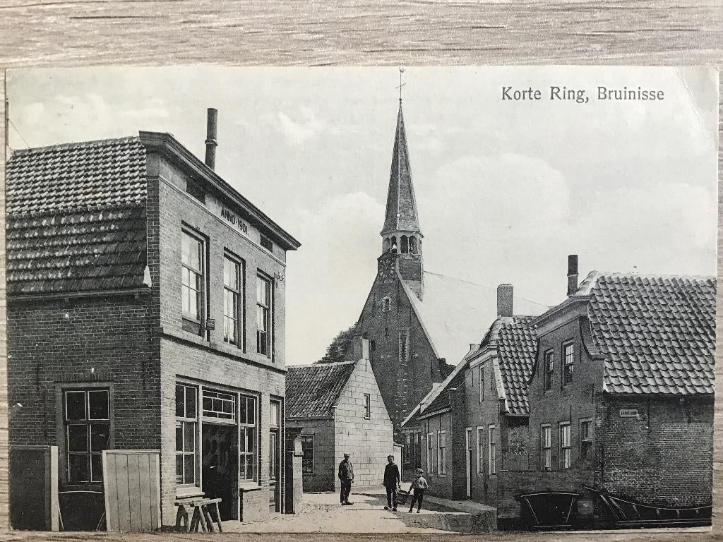 Bruinisse Korte Ring  1919, Verzenden, Voor 1920, Gelopen, Zuid-Holland