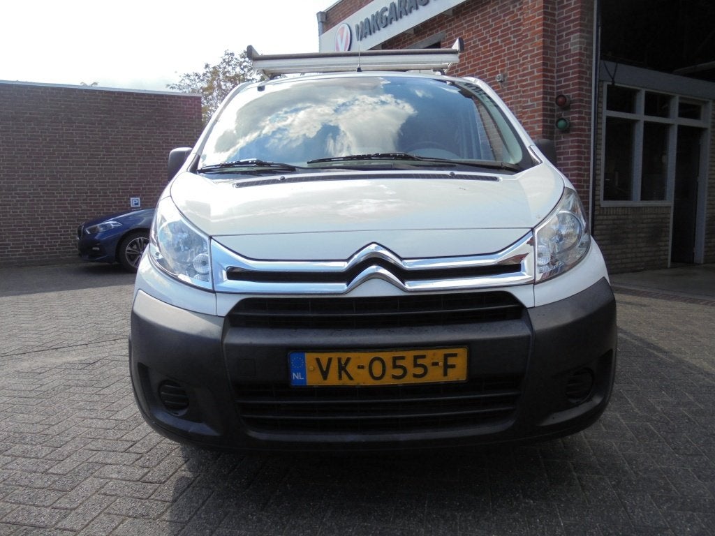 Citroën Jumpy 10 1.6 HDI||Airco||Imperiaal||Trekhaak||, Auto's, Euro 5, Gebruikt, Zwart, 4 cilinders