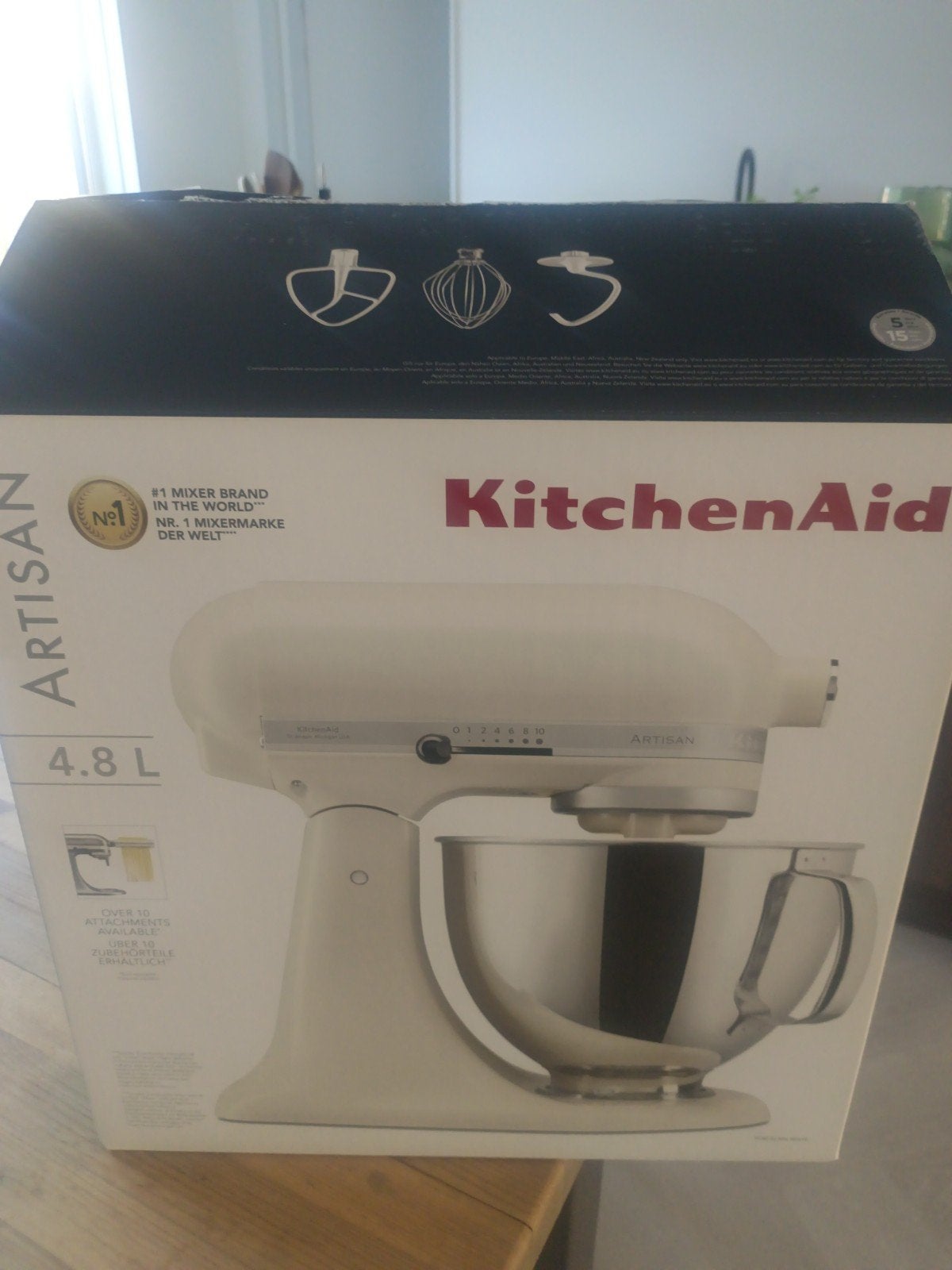 KitchenAid Artisan Mixer 4.8L - Nieuw in doos, 4 liter of meer, Ophalen of Verzenden, Nieuw
