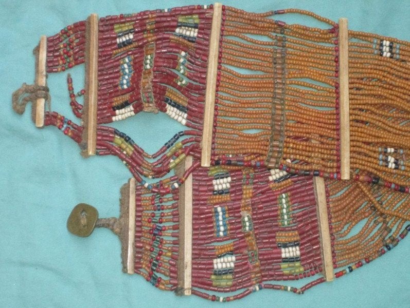 Very old Naga Necklace - Naga ketting - Tribal jewelry, Antiek en Kunst, Sieraad, India, Handgemaakt, Ophalen of Verzenden