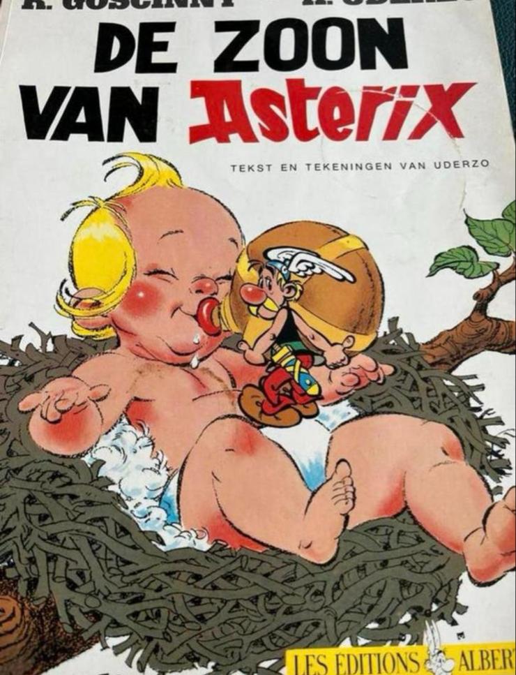 Asterix: De Zoon van Asterix - Stripboek door Goscinny & Ude, Boeken, Eén stripboek, Ophalen of Verzenden, Gelezen