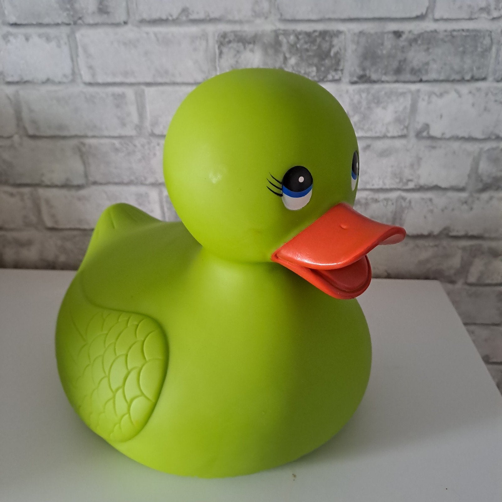 Grote badeend groen 27 cm, Ophalen, Zo goed als nieuw