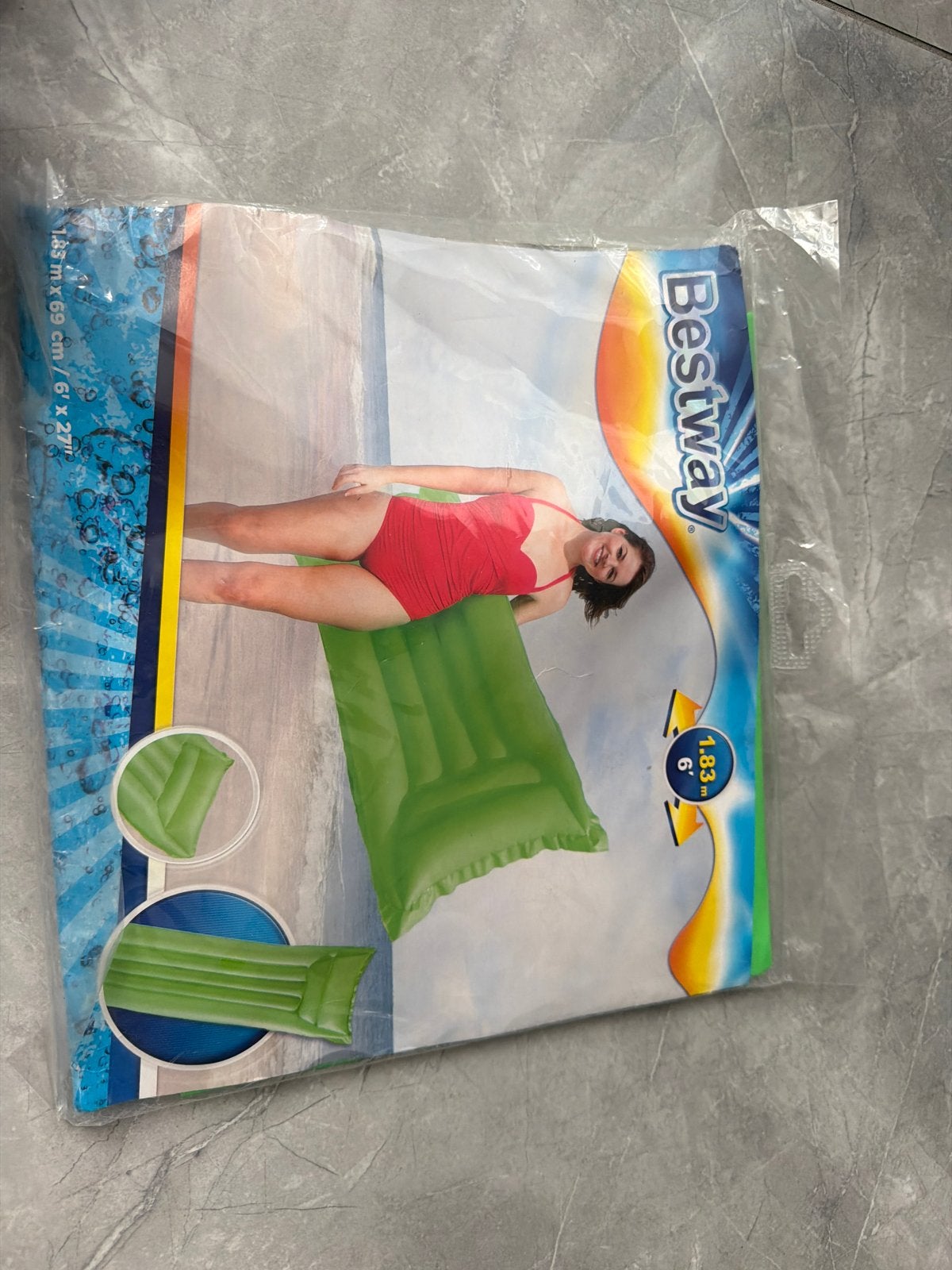 Nieuw groen Bestway opblaasbare ligbed, Ophalen of Verzenden, Nieuw