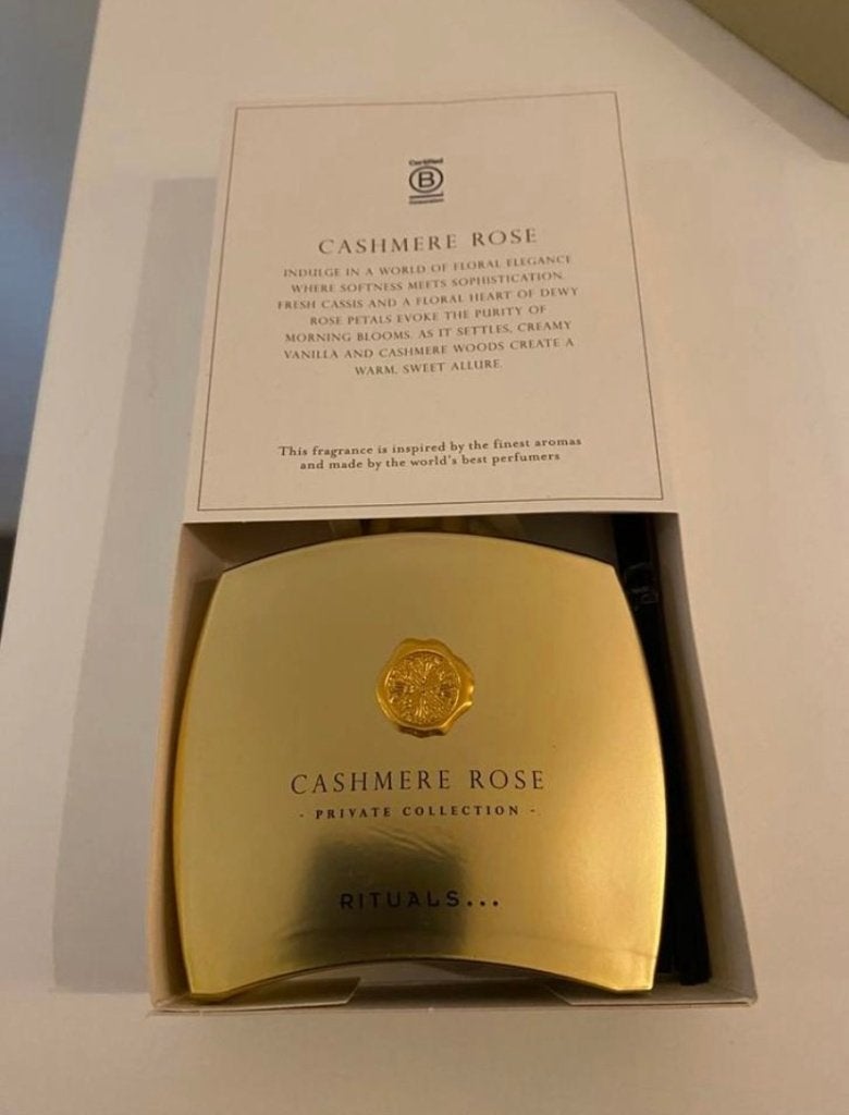 Cashmere Rose Rituals geurstokjes fragrance sticks goud, Ophalen of Verzenden, Goud, Rituals