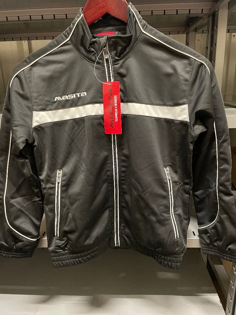 Masita trainingsjack mt 140 Zwart/Wit - 9 stuks voor € 15,-, Zwart, Nieuw, Overige maten, Ophalen of Verzenden