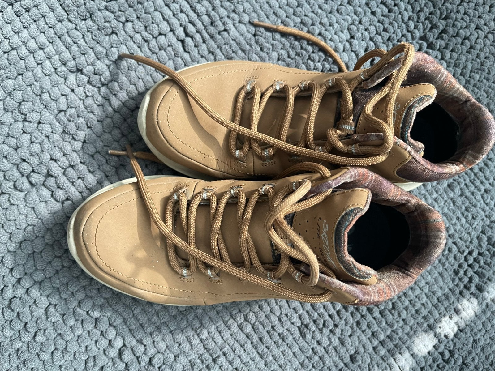 Skechers Memory Foam Wandelschoenen Maat 37, Ophalen of Verzenden, Gedragen, Bruin, Wandelschoenen