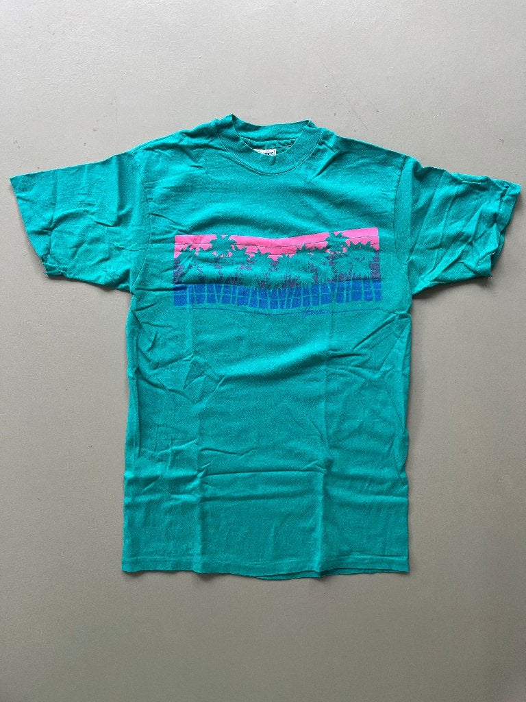 Vintage Hawaii t-shirt L jaren 80 uniek retro hipster, Ophalen of Verzenden, Zo goed als nieuw