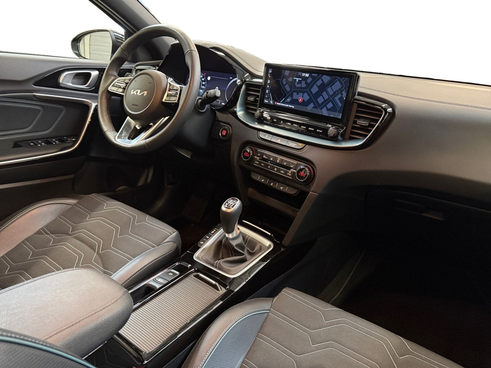 Kia Ceed Sportswagon 1.0 T-GDi Design Edition I Half-Leder I, Auto's, Kia, 101 pk, Gebruikt, Euro 6, Leder en Stof