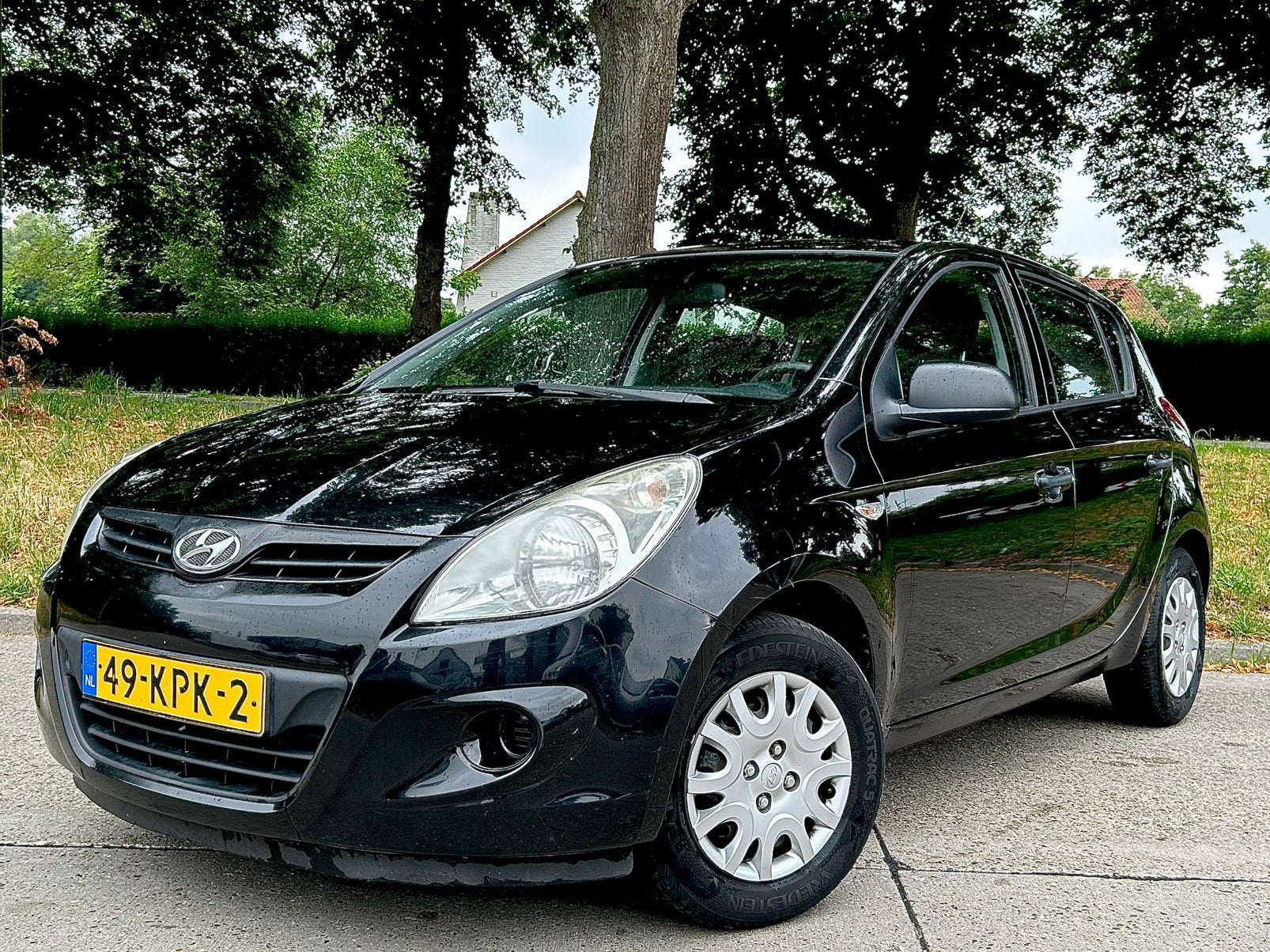 Hyundai i20 1.2i / 5-Deurs / Centrale-V / Isofix, Auto's, 31 €/maand, 4 cilinders, Elektrische ramen, Zwart